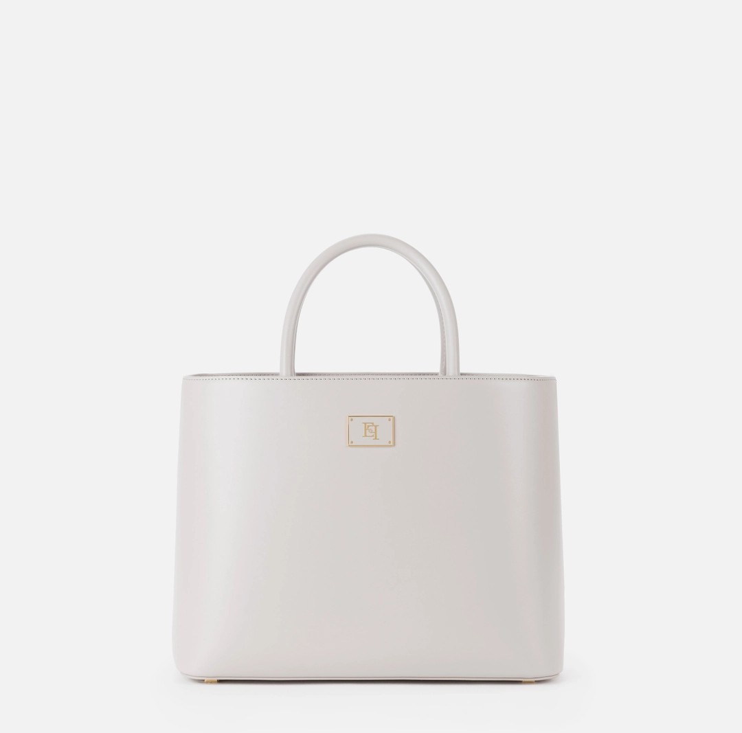 Чанта тип „Shopper bag” с емайлиранo лого на Elisabetta Franchi