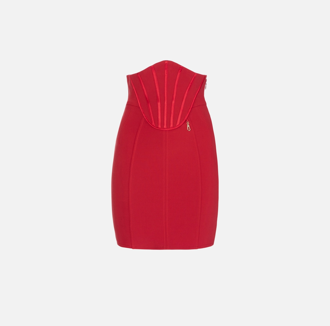 Къса корсетна пола на Elisabetta Franchi